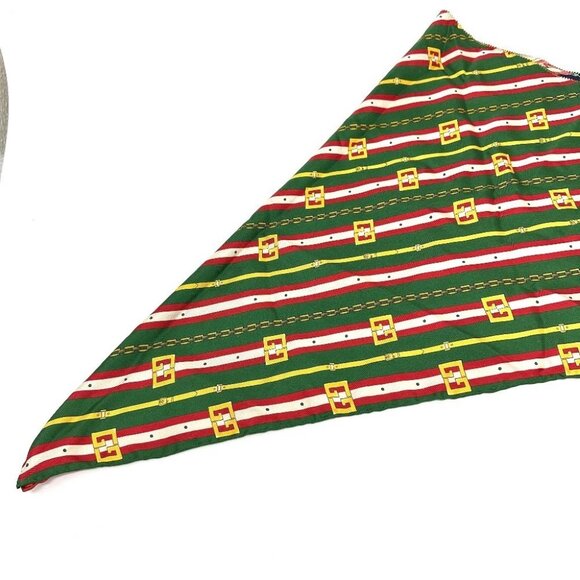 GUCCI Floral all-over pattern Flora Flower Triangle Scarf silk Multicolore - Picture 8 of 16